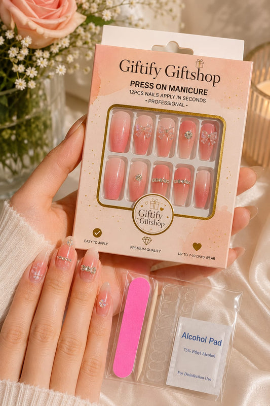 Premium Press-On Nails β 12 Pcs Set π