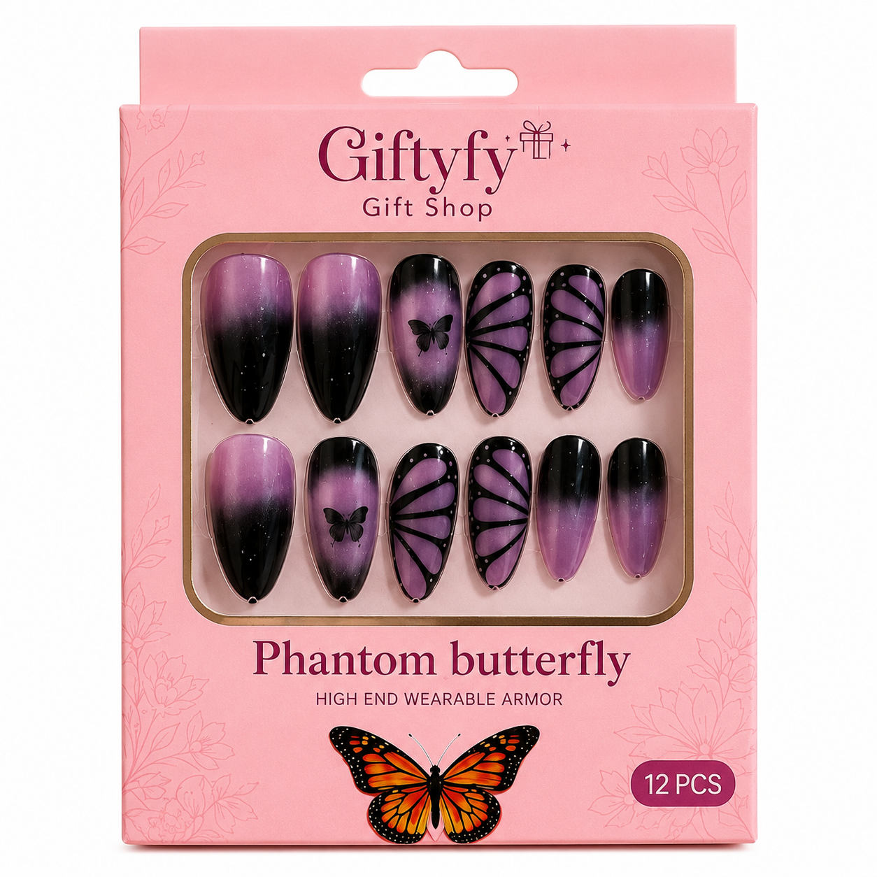 Premium Press-On Nails – 12 Pcs Set  💅