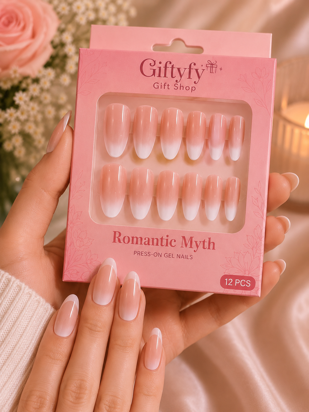 Premium Press-On Nails – 12 Pcs Set  💅